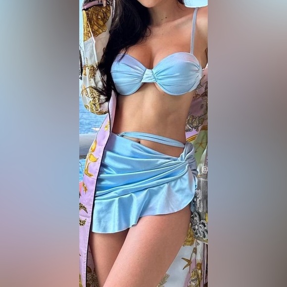 Blue 3 piece swim set 👙 - Picture 9 of 9